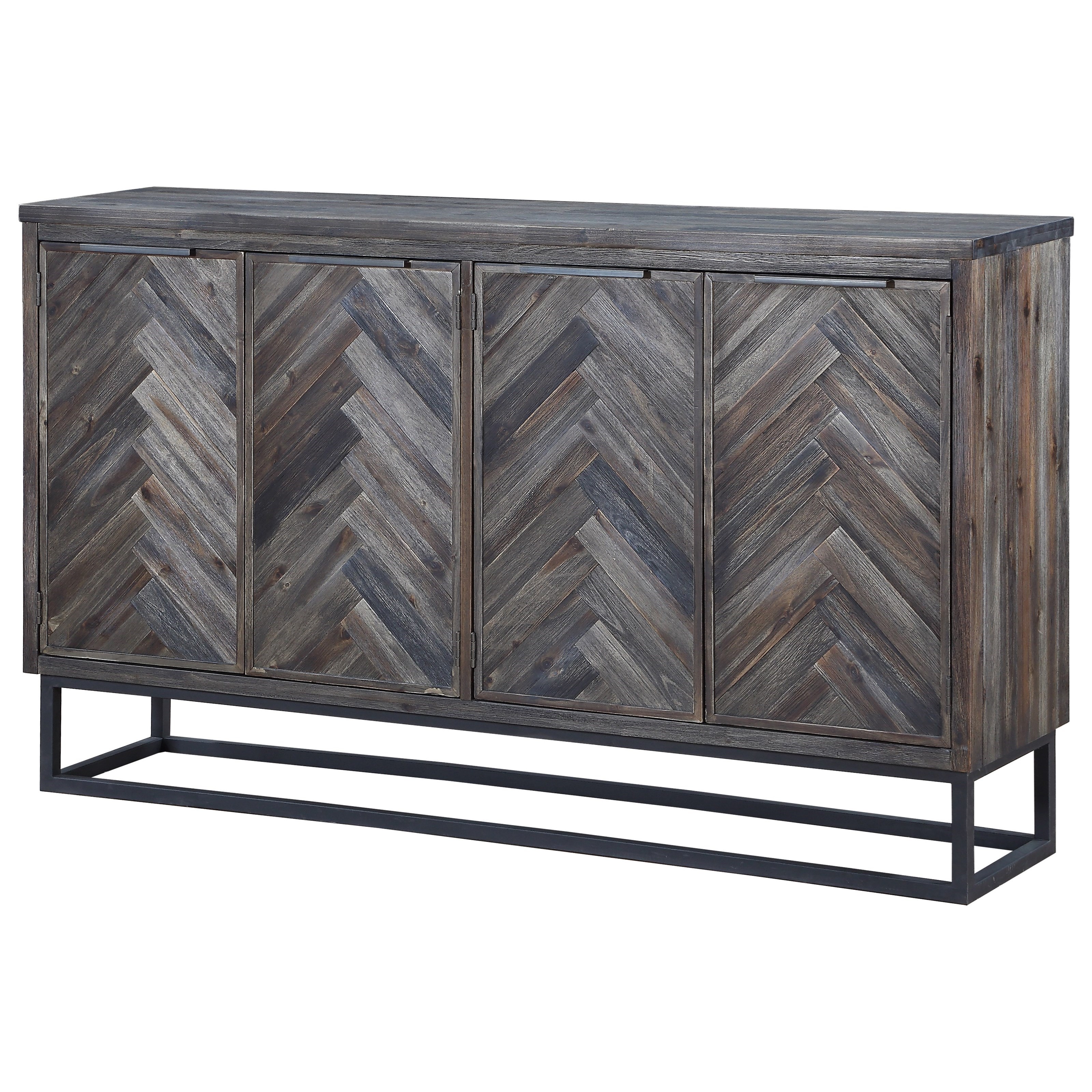Coast2Coast Home Aspen Court ENTENT30546 Transitional 4 Door Credenza Fashion Furniture Dining Sideboards